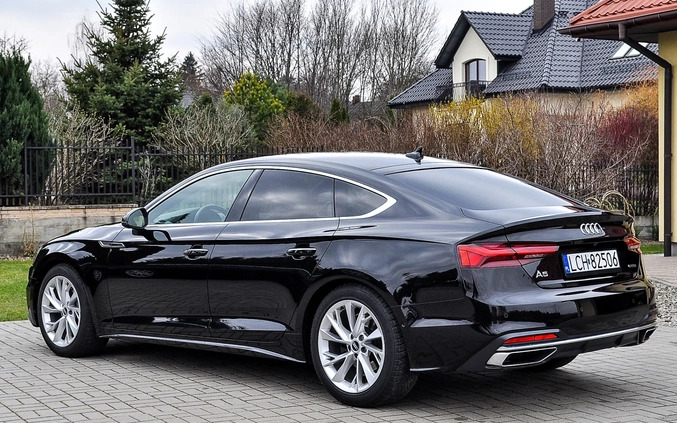 Audi A5 cena 170000 przebieg: 33000, rok produkcji 2020 z Gliwice małe 154